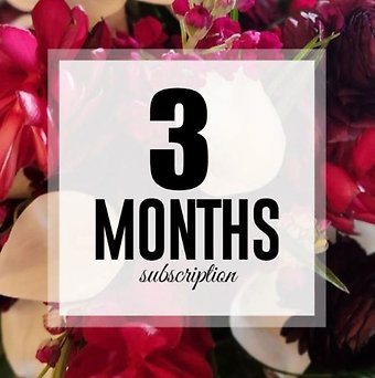 Weekly Flower Subscription - 3 Months