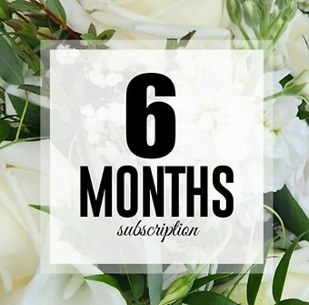 Weekly Flower Subscription - 6 Months